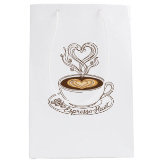 Espresso Hart Elegant – Latte Art voor de Koffieli Medium Cadeauzakje