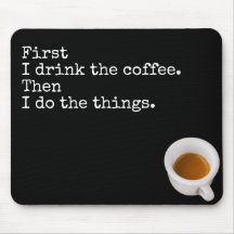 espresso in een bekertje - mousepad
