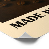 Espresso Italiaanse koffiebar Keuken Wandkunst Poster (Hoek)