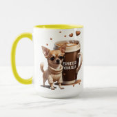 Espresso jezelf – Coffee Chihuahua-editie Mok (Links)