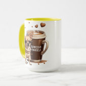 Espresso jezelf – Coffee Chihuahua-editie Mok (Voorkant links)
