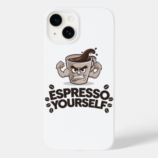 Espresso Jezelf - Grappig Koffie Liefhebber Design Case-Mate iPhone Case (Achterkant)