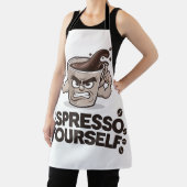 Espresso Jezelf - Grappig Koffie Liefhebber Design Schort (Insitu)