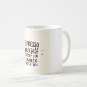 Espresso Jezelf Grappige Koffie Mok (Voorkant rechts)