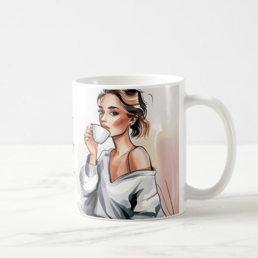 Espresso Jezelf Grappige Koffie Mok (Rechts)