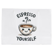 Espresso Jezelf koffie Groot Cadeauzakje (Achterkant)