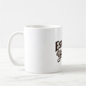 Espresso jezelf koffie koffiemok (Links)