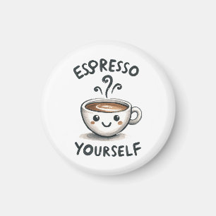 Espresso Jezelf koffie Magneet