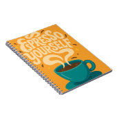 Espresso Jezelf Koffie Notitieboek (Rechterzijde)