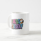 Espresso Jezelf Koffieliefhebber Fun Design Koffiemok (Voorkant links)