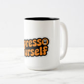 Espresso Jezelf – Leuke & Motivatie koffie Mok (Voorkant rechts)