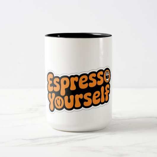 Espresso Jezelf – Leuke & Motivatie koffie Mok (Center)
