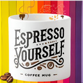 Espresso Jezelf 'Modern Coffee Lover Gift ☕ Espresso Kop