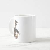 Espresso Jezelf – Skeleton Coffee Shop Vibes Koffiemok (Voorkant links)