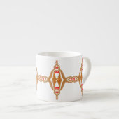 Espresso kleine mok Jimette Design (Voorkant rechts)