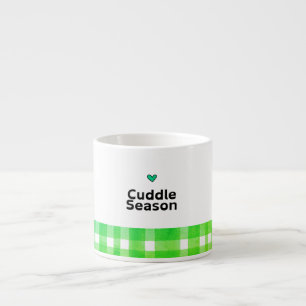 Espresso knuffel seizoen Mok in het groen