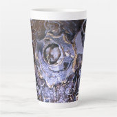 Espresso Koffie Cappuccino Metallic-look Latte Mok (Voorkant)