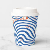 Espresso Koffie Levendige Papier Cups Papieren Bekers (Achterkant)