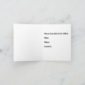 Espresso koffie uitnodiging (Binnen)