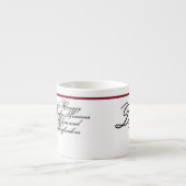 Espresso kop - Een citaat van Dunbar (Voorkant)