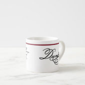 Espresso kop - Een citaat van Dunbar (Voorkant rechts)