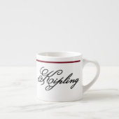 Espresso kop - Een citaat van Kipling (Rechts)