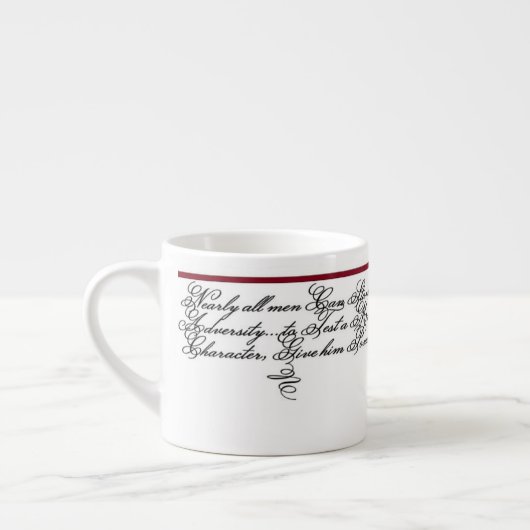 Espresso Kop - Een citaat van Lincoln (Links)