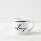 Espresso kop - een citaat van Twain (Rechts)