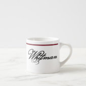 Espresso kop - Een citaat van Whitman (Rechts)