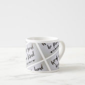 Espresso kop - Werk hard, wees aardig (Voorkant rechts)