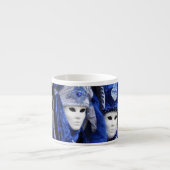 Espresso kopje Carnival in Venice 3 Blue Ladies Espresso Kop (Voorkant)