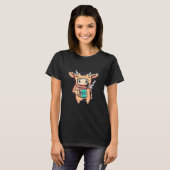 Espresso Latte Caffeine Coffee Mug Cow T-shirt (Voorkant volledig)