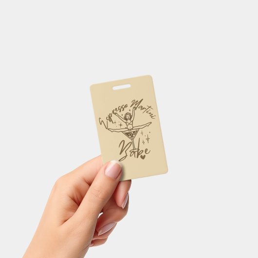 Espresso Martini Babe Badge (Handheld)