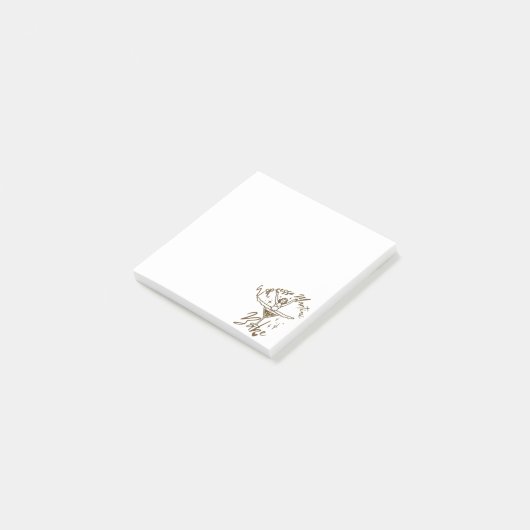 Espresso Martini Babe Post-it® Notes (Schuin)