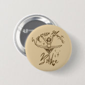 Espresso Martini Babe Ronde Button 5,7 Cm (Voorkant /achterkant)