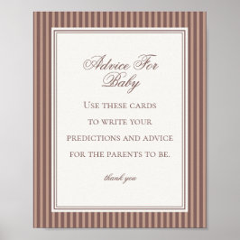 Espresso Martini Baby Brouw Advies voor Baby Spel Poster