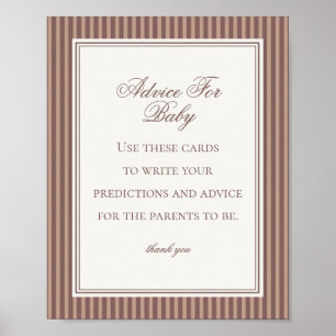 Espresso Martini Baby Brouw Advies voor Baby Spel Poster