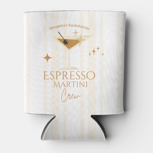Espresso Martini Bachelorette Party Blikjeskoeler (Voorkant)