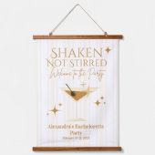 Espresso Martini Bachelorette Party Hangend Wandkleed (Voorkant)