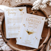 Espresso Martini Bachelorette Party Kaart