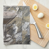 Espresso Martini bar keukenhanddoek (Quarter Fold)