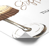 Espresso Martini Bridal Shower Cards & Gifts Sign Poster (Hoek)