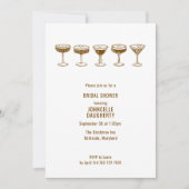Espresso Martini Bridal Shower w/QR Code  Kaart (Voorkant)