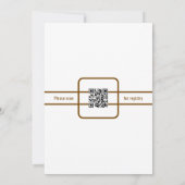 Espresso Martini Bridal Shower w/QR Code Kaart (Achterkant)