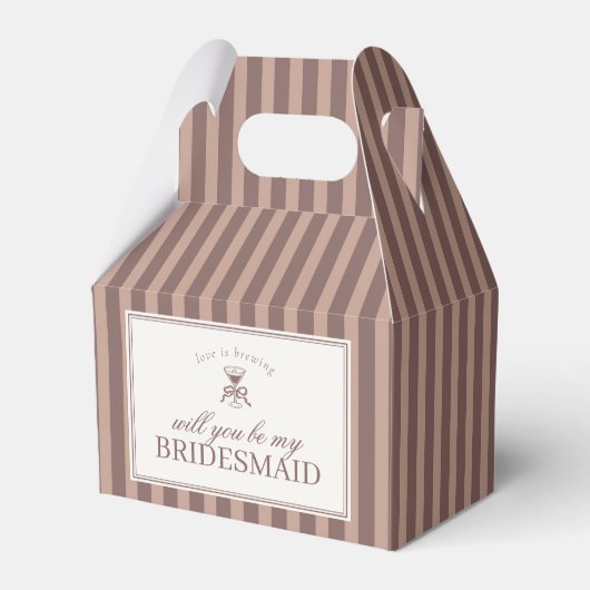 Espresso Martini Bridesmaid Proposal Box Bedankdoosjes (Voorkant Zijde)