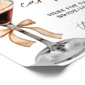 Espresso Martini Bruids Recept Kaarten Teken, Rece Poster (Hoek)
