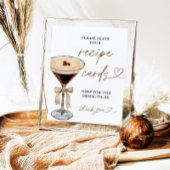 Espresso Martini Bruids Recept Kaarten Teken, Rece Poster