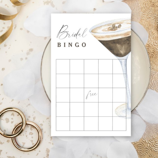 Espresso Martini Bruidsfeest bingo spel (Creator heeft geüpload)