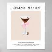 Espresso Martini | Bruiloft Signature Drank Poster (Voorkant)