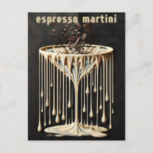 Espresso Martini Cocktail Hour Briefkaart